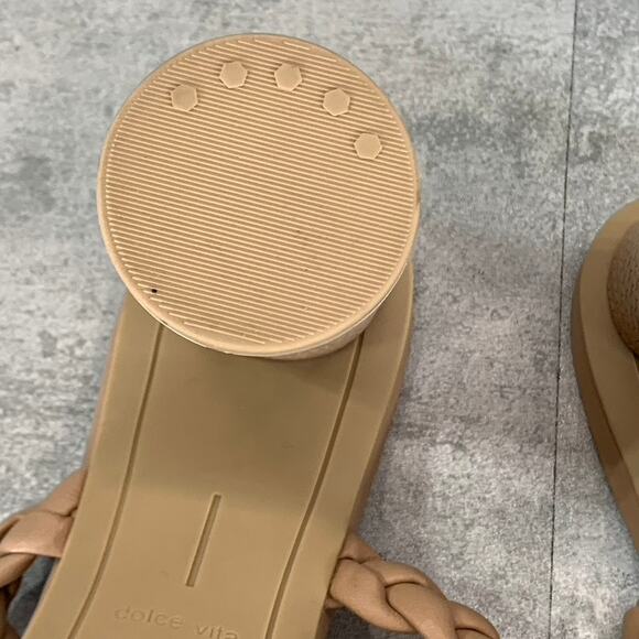 DOLCE VITA Women's Cafe Stella Nairi Braided Square-Toe Slide Sandals SZ 10 - Picture 9 of 11